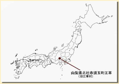 江草村の位置図