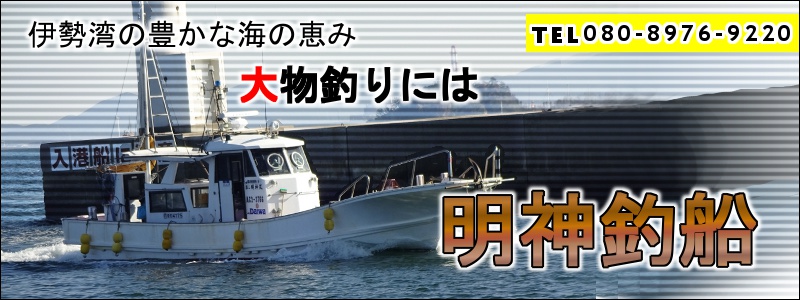 愛知県知多郡師崎港の明神釣船